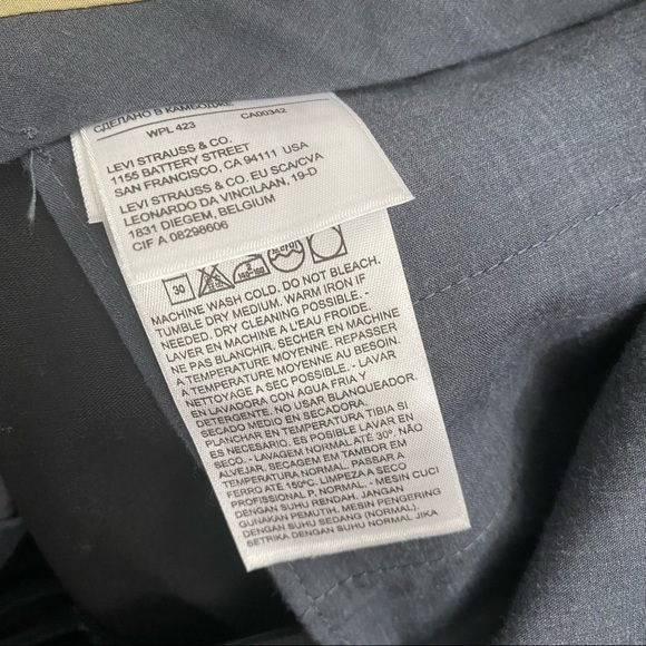 Dockers signature khaki 54x30 NWT black big & tall - Picture 3 of 5